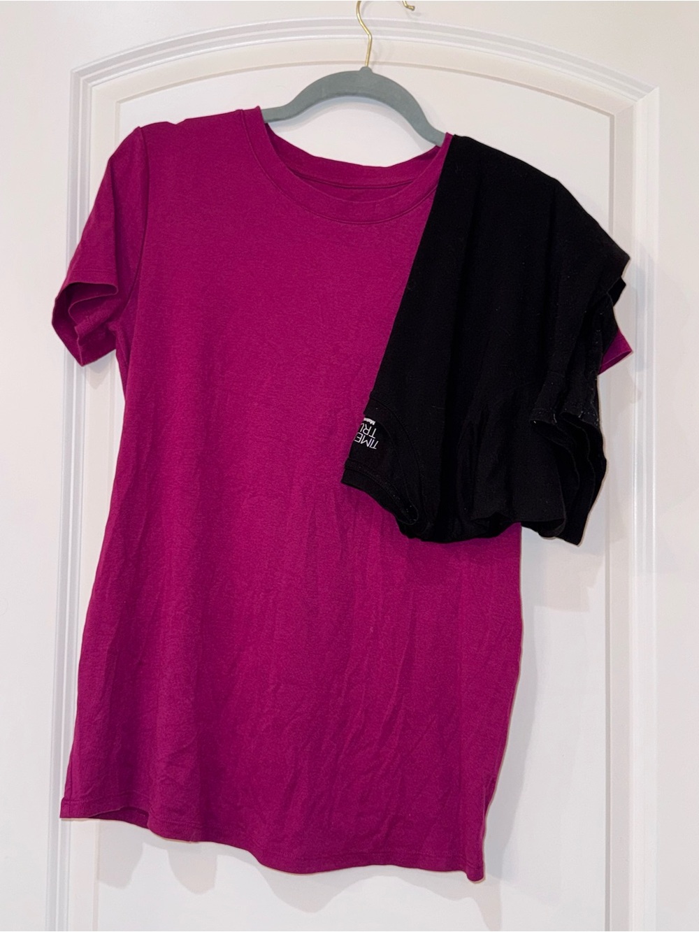 Time and Tru Maternity Short Sleeve Crewneck Tees